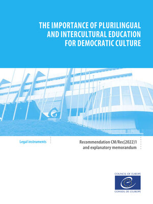 cover image of The importance of plurilingual and intercultural education for democratic culture